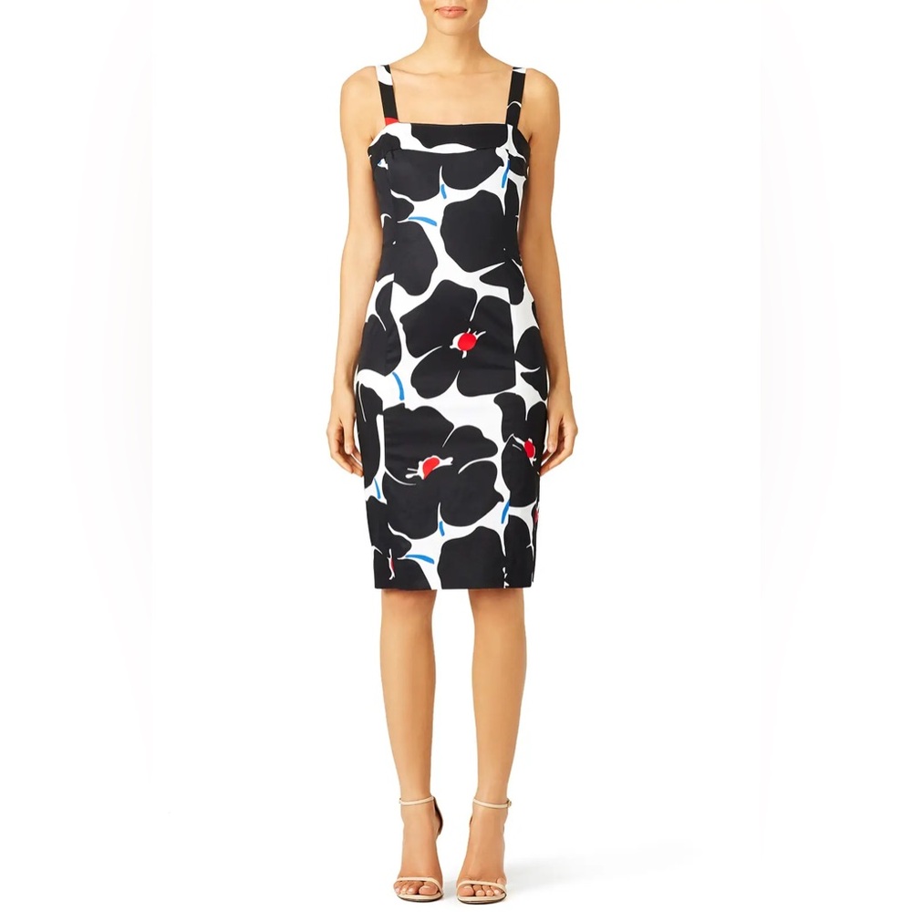 MOSCHINO boutique Black and White flower Dress size IT 40/ US 2-4